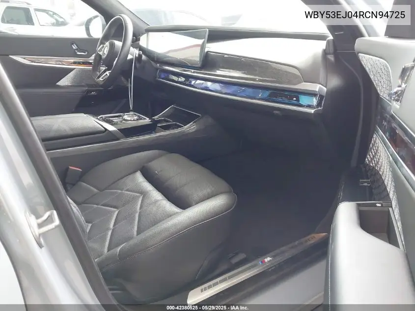 2024 BMW I7 xDrive60 VIN: WBY53EJ04RCN94725 Lot: 42380525