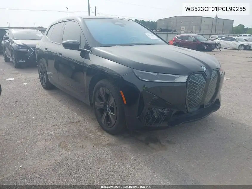 2023 BMW Ix xDrive50 VIN: WB523CF01PCL99255 Lot: 42259272