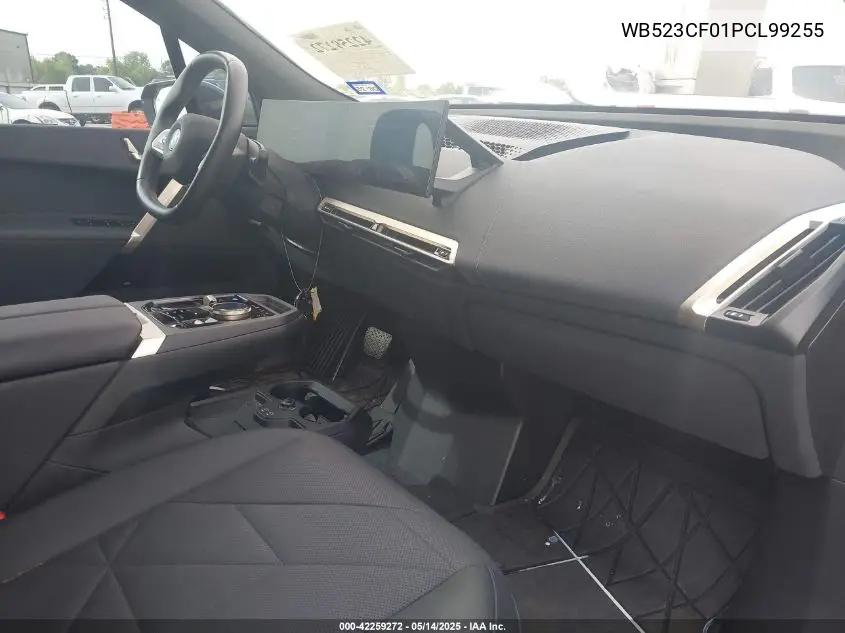 2023 BMW Ix xDrive50 VIN: WB523CF01PCL99255 Lot: 42259272