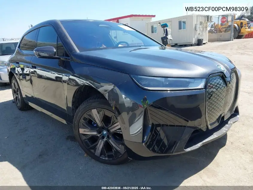 2023 BMW Ix xDrive50 VIN: WB523CF00PCM98309 Lot: 42303936