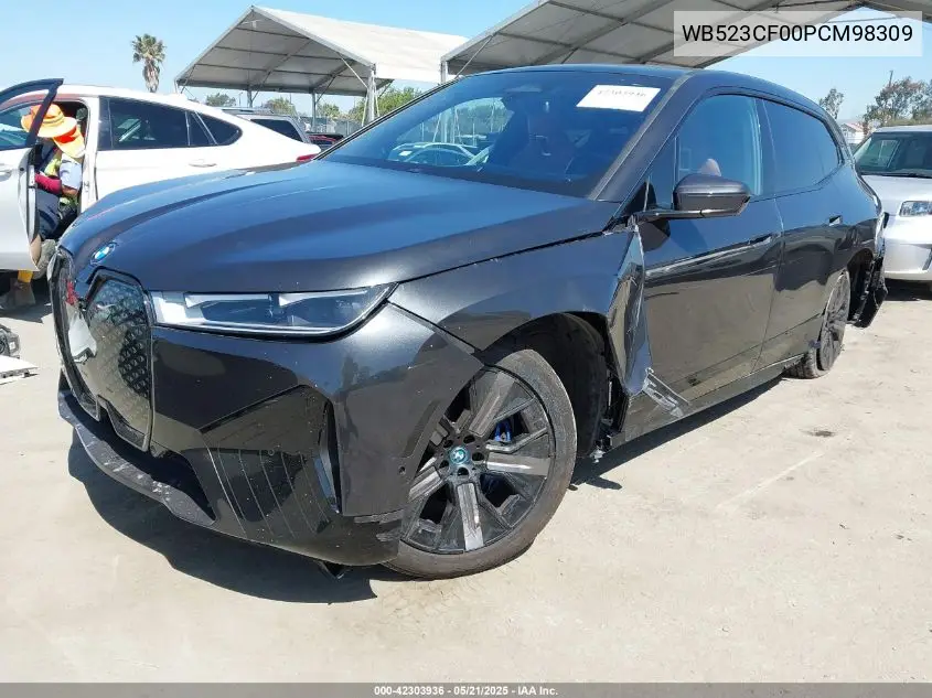 2023 BMW Ix xDrive50 VIN: WB523CF00PCM98309 Lot: 42303936