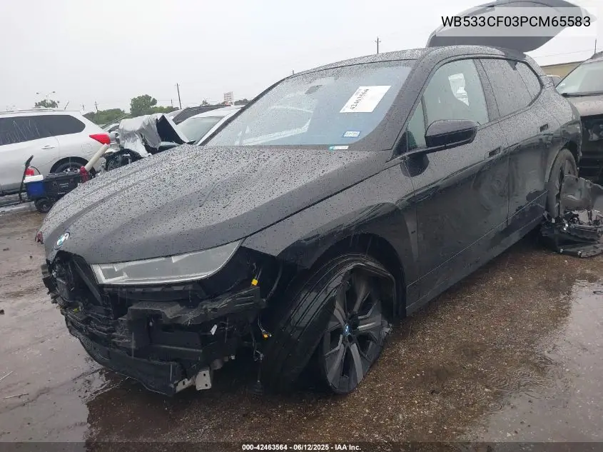 2023 BMW Ix M60 VIN: WB533CF03PCM65583 Lot: 42463564