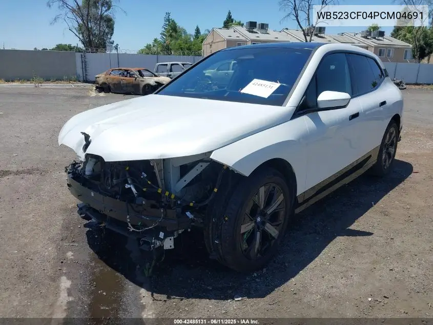 2023 BMW Ix xDrive50 VIN: WB523CF04PCM04691 Lot: 42485131