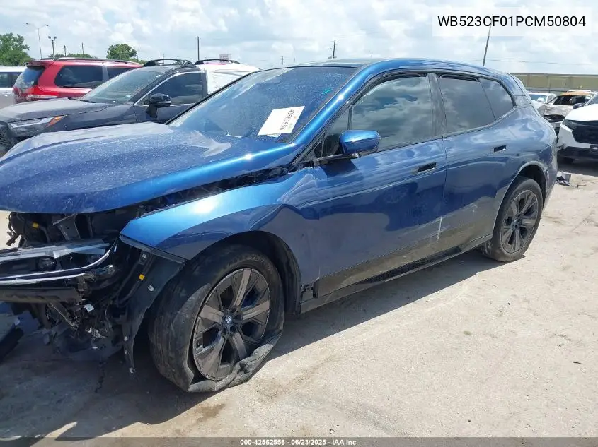 2023 BMW Ix xDrive50 VIN: WB523CF01PCM50804 Lot: 42562556