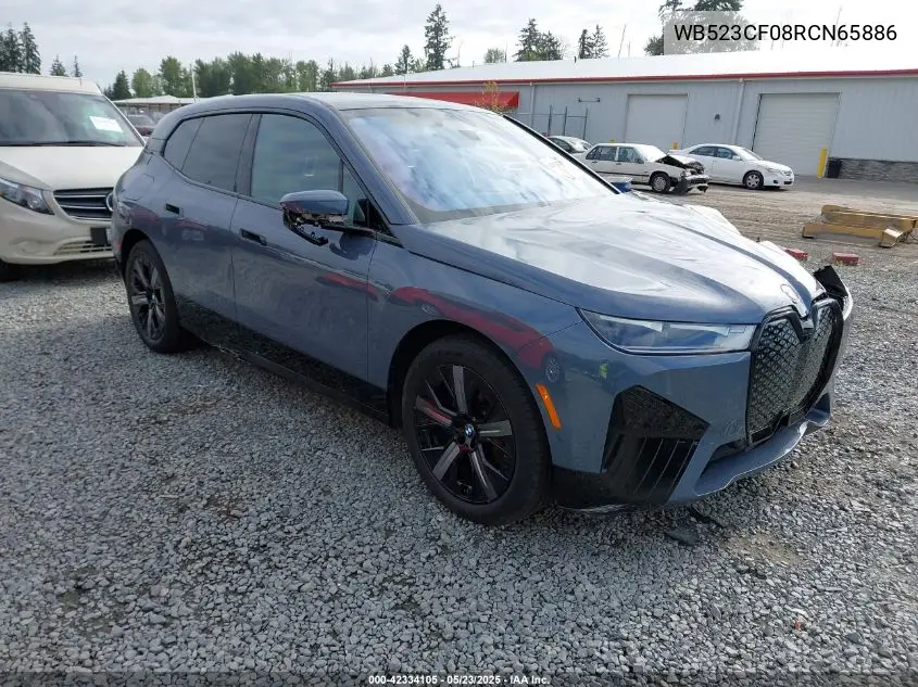 2024 BMW Ix xDrive50 VIN: WB523CF08RCN65886 Lot: 42334105