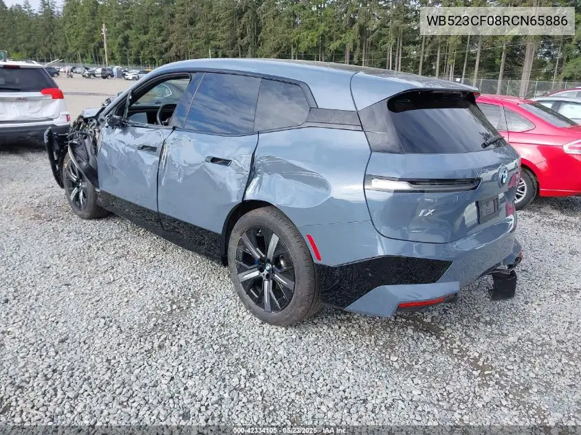 2024 BMW Ix xDrive50 VIN: WB523CF08RCN65886 Lot: 42334105