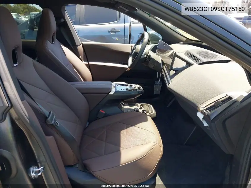 2025 BMW Ix xDrive50 VIN: WB523CF09SCT75150 Lot: 42260835