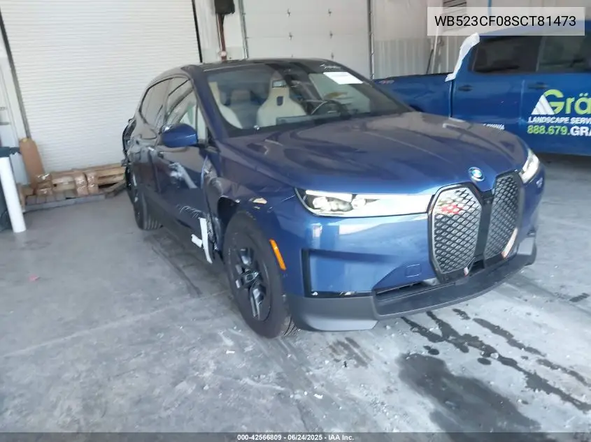 2025 BMW Ix xDrive50 VIN: WB523CF08SCT81473 Lot: 42566809