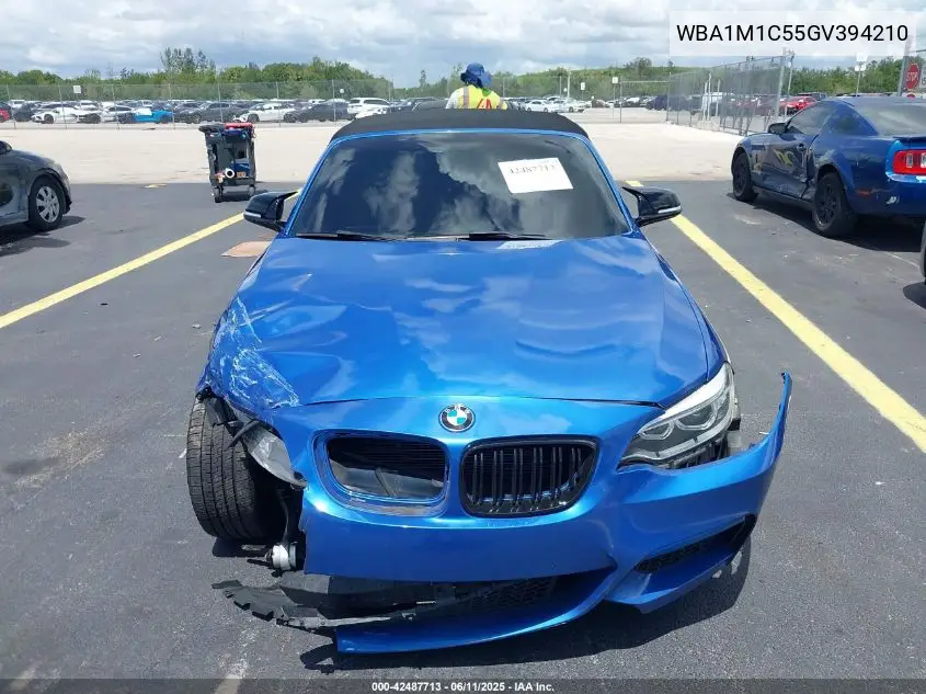 2016 BMW M235I VIN: WBA1M1C55GV394210 Lot: 42487713