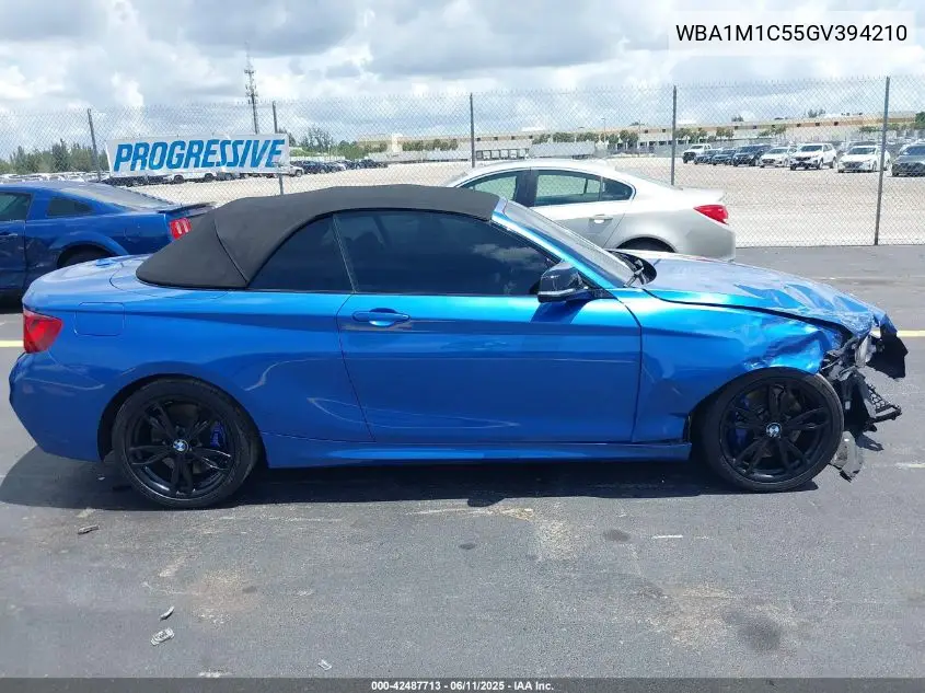 2016 BMW M235I VIN: WBA1M1C55GV394210 Lot: 42487713