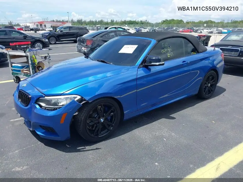 2016 BMW M235I VIN: WBA1M1C55GV394210 Lot: 42487713