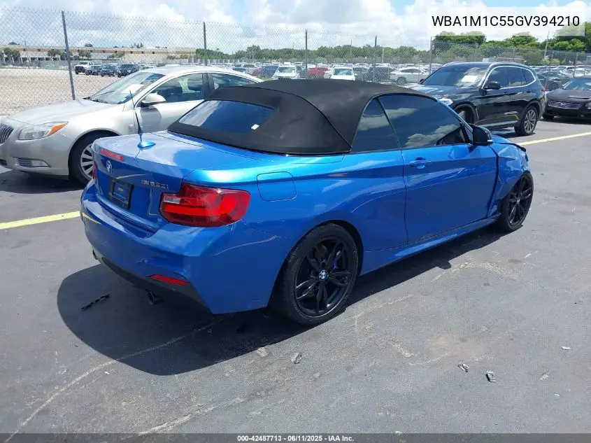 2016 BMW M235I VIN: WBA1M1C55GV394210 Lot: 42487713