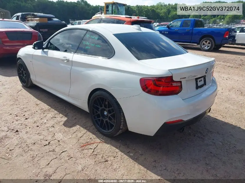 2016 BMW M235I xDrive VIN: WBA1J9C52GV372074 Lot: 42524850