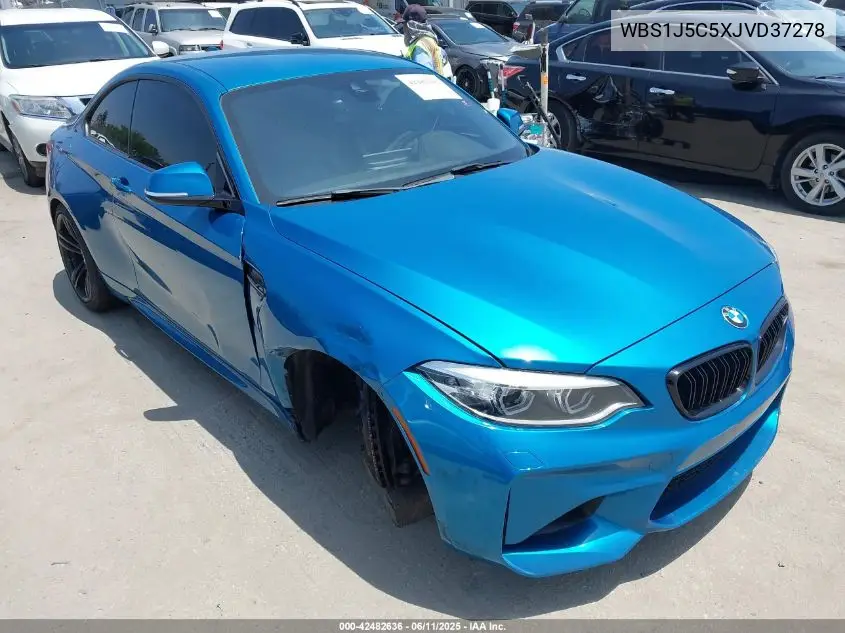 2018 BMW M2 VIN: WBS1J5C5XJVD37278 Lot: 42482636