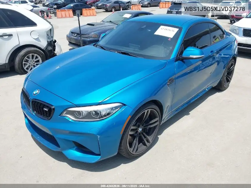 2018 BMW M2 VIN: WBS1J5C5XJVD37278 Lot: 42482636