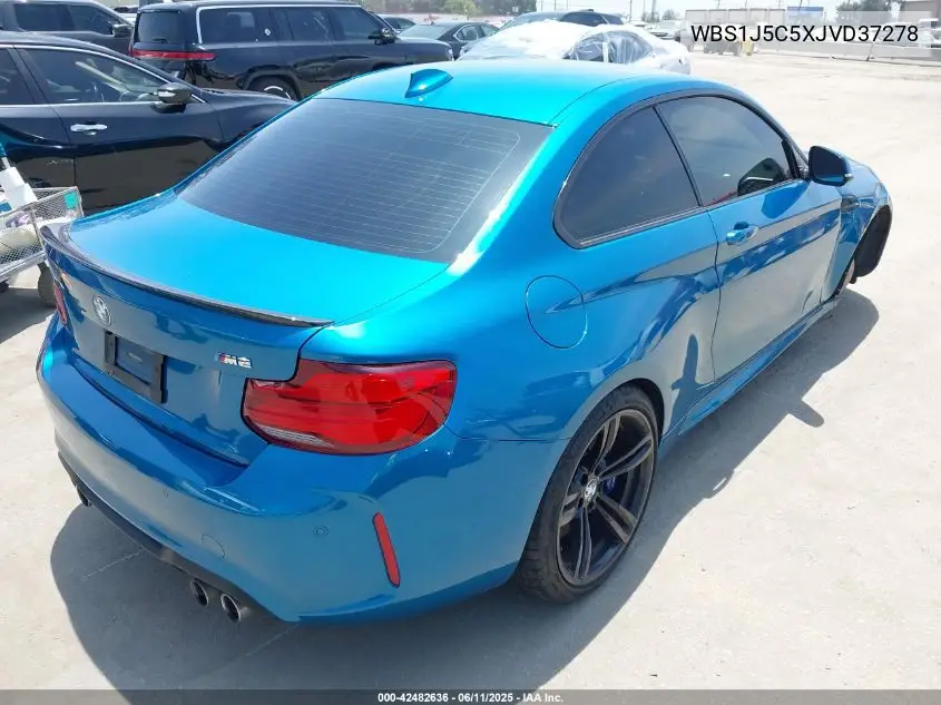 2018 BMW M2 VIN: WBS1J5C5XJVD37278 Lot: 42482636