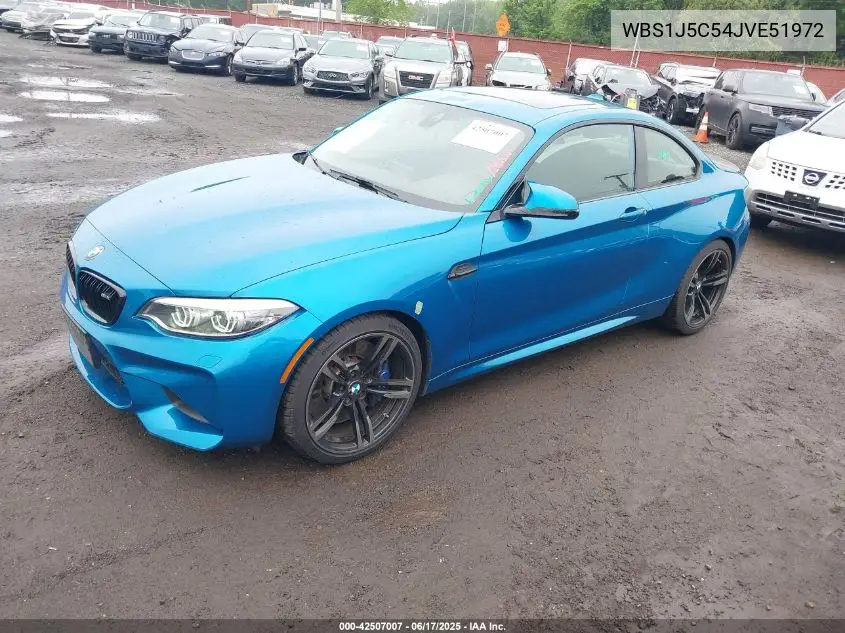 2018 BMW M2 VIN: WBS1J5C54JVE51972 Lot: 42507007