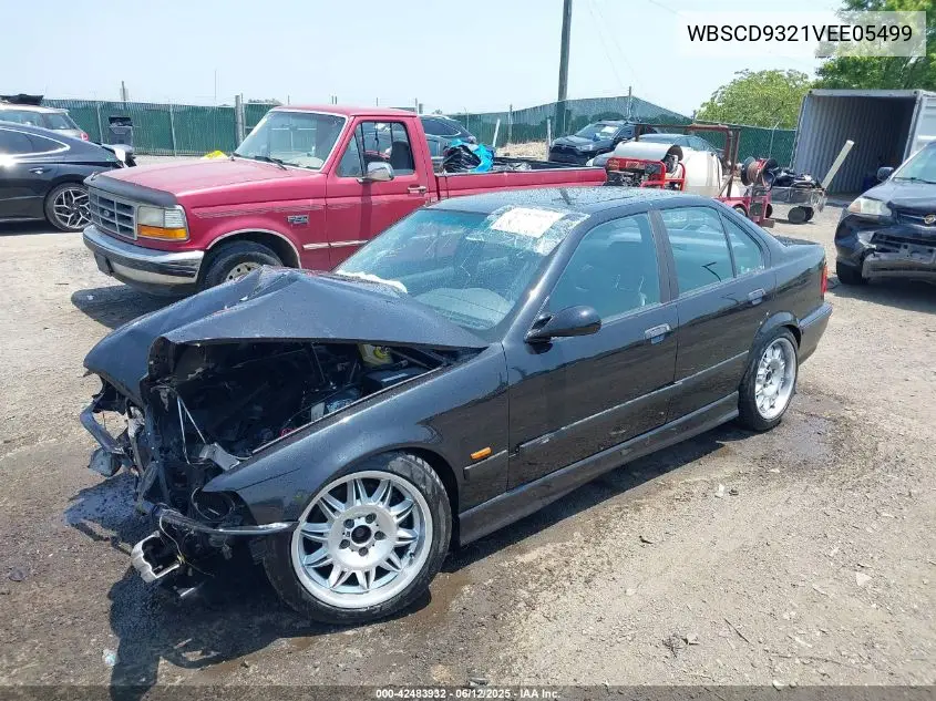 1997 BMW M3 VIN: WBSCD9321VEE05499 Lot: 42483932