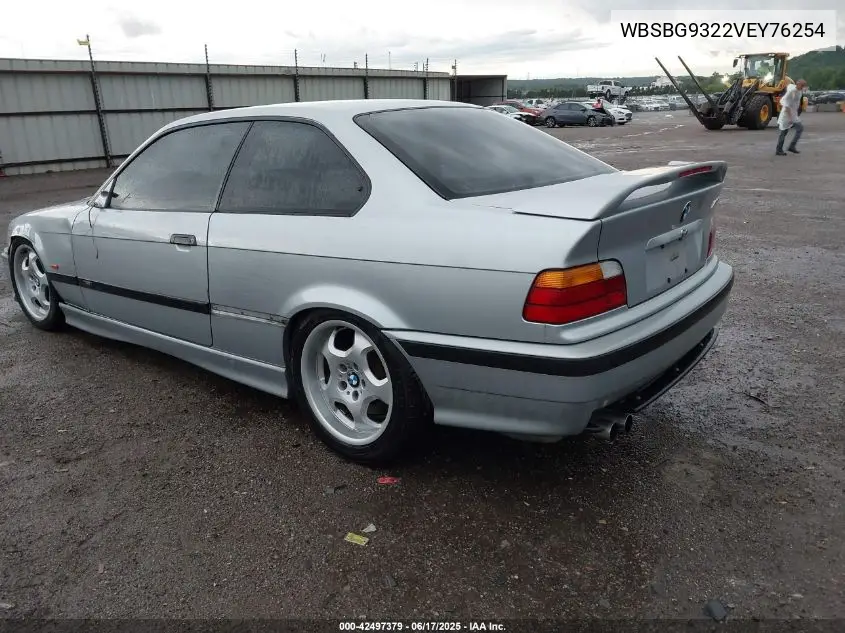 1997 BMW M3 VIN: WBSBG9322VEY76254 Lot: 42497379