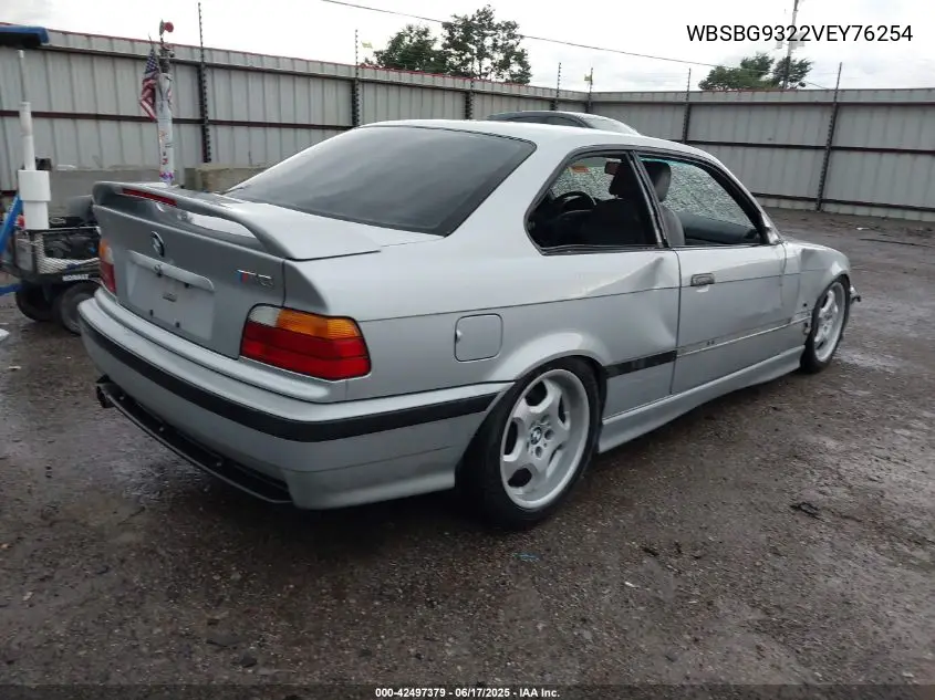 1997 BMW M3 VIN: WBSBG9322VEY76254 Lot: 42497379