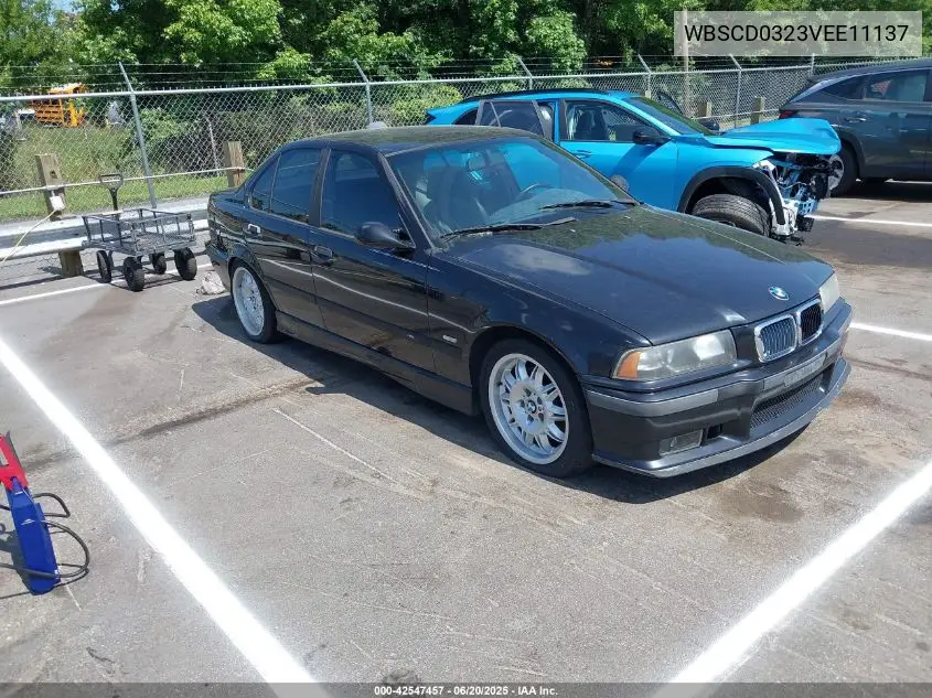 1997 BMW M3 VIN: WBSCD0323VEE11137 Lot: 42547457