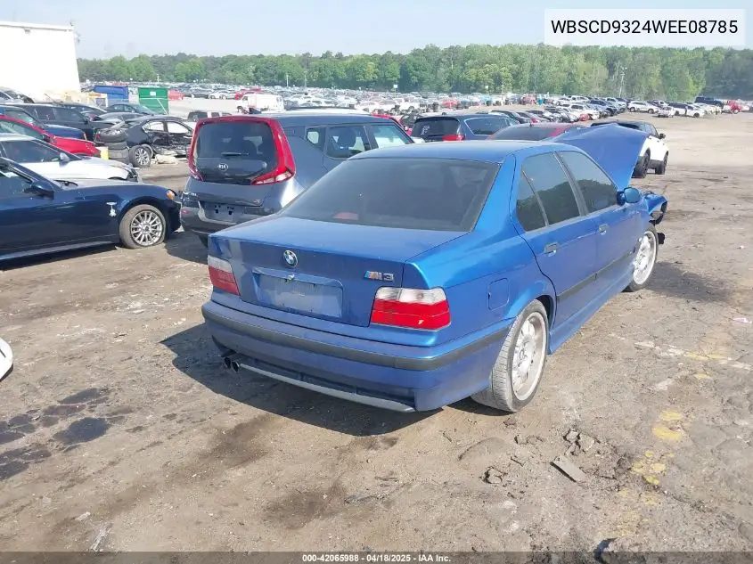 1998 BMW M3 VIN: WBSCD9324WEE08785 Lot: 42065988