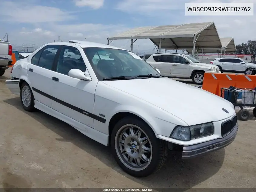 1998 BMW M3 VIN: WBSCD9329WEE07762 Lot: 42239221