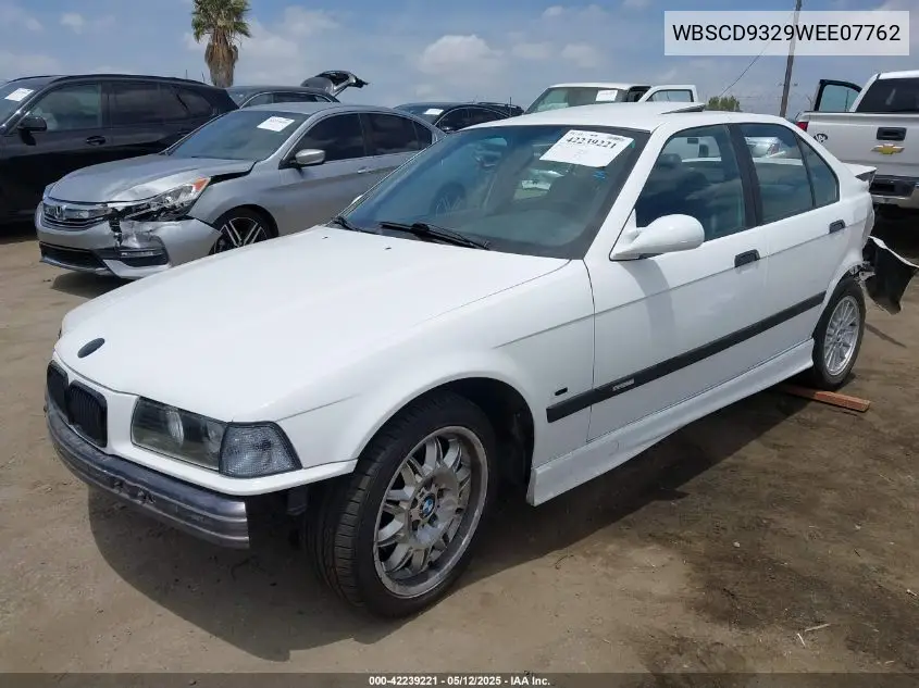 1998 BMW M3 VIN: WBSCD9329WEE07762 Lot: 42239221