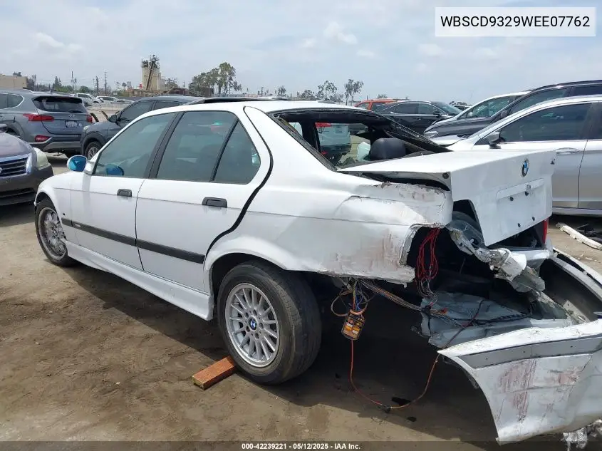 1998 BMW M3 VIN: WBSCD9329WEE07762 Lot: 42239221
