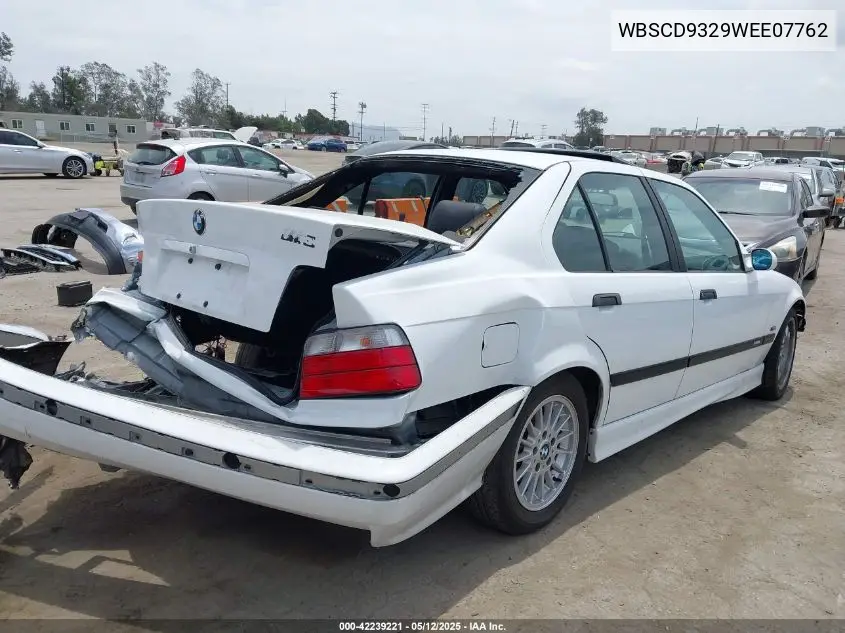 1998 BMW M3 VIN: WBSCD9329WEE07762 Lot: 42239221