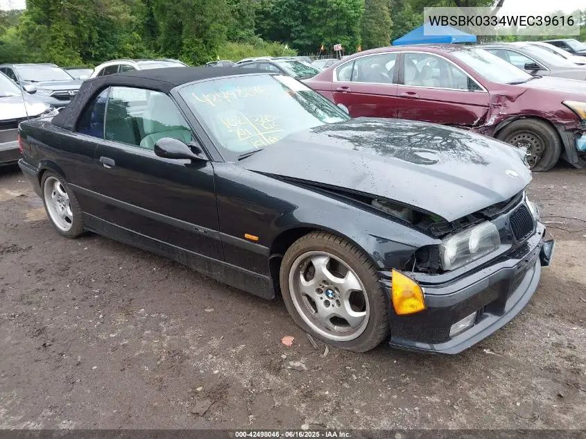 1998 BMW M3 VIN: WBSBK0334WEC39616 Lot: 42498046