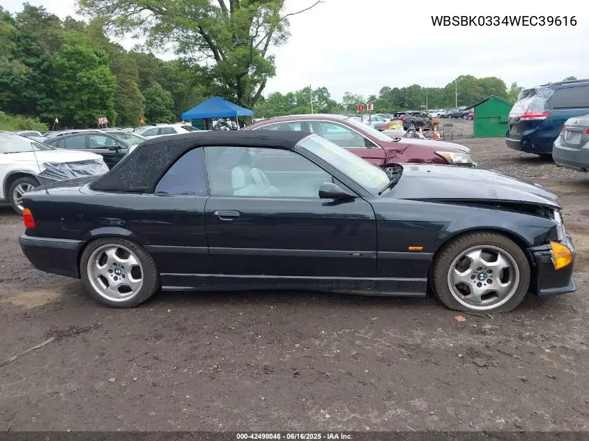 1998 BMW M3 VIN: WBSBK0334WEC39616 Lot: 42498046