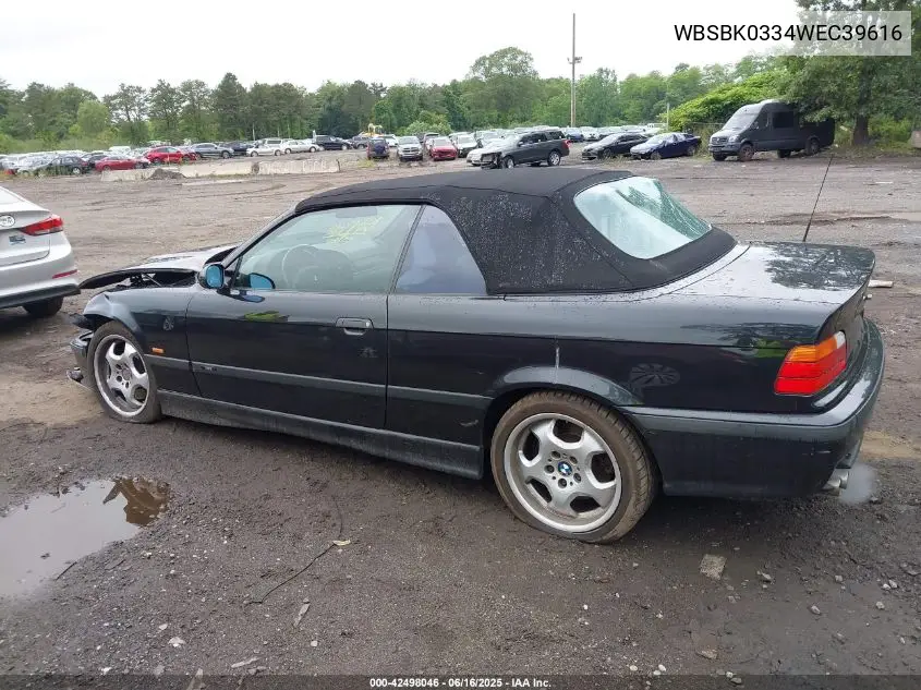1998 BMW M3 VIN: WBSBK0334WEC39616 Lot: 42498046