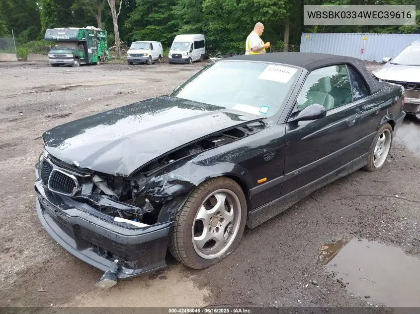 1998 BMW M3 VIN: WBSBK0334WEC39616 Lot: 42498046