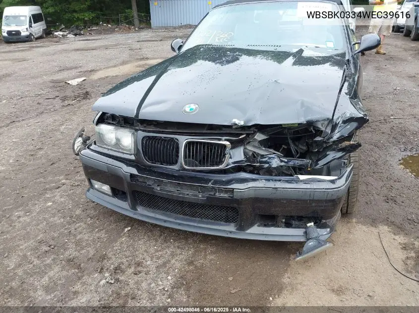 1998 BMW M3 VIN: WBSBK0334WEC39616 Lot: 42498046