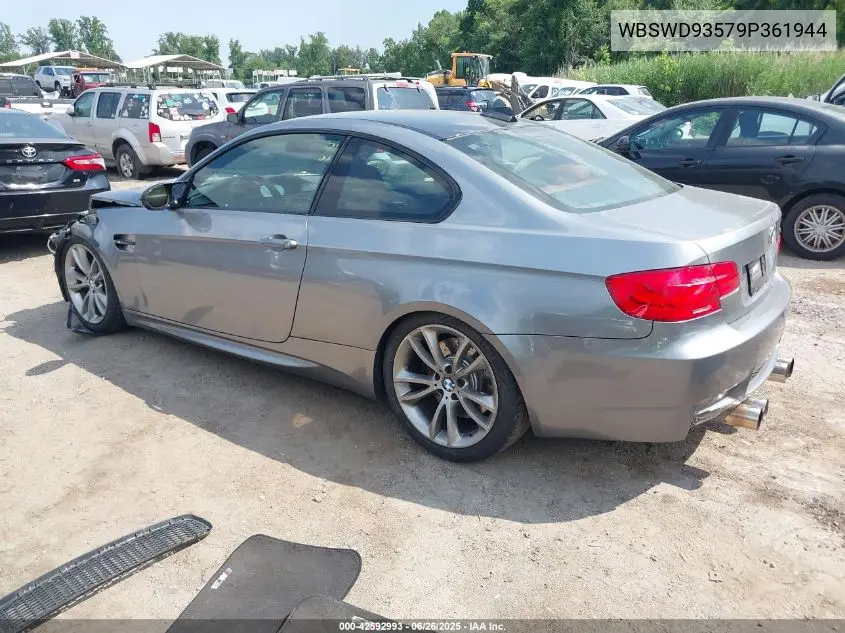2009 BMW M3 VIN: WBSWD93579P361944 Lot: 42592993