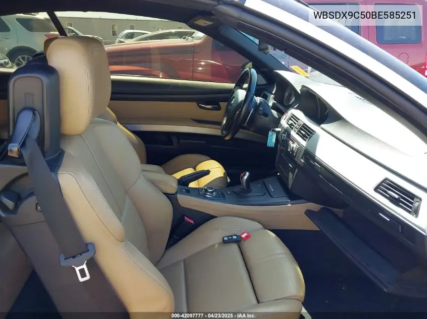 2011 BMW M3 VIN: WBSDX9C50BE585251 Lot: 42097777