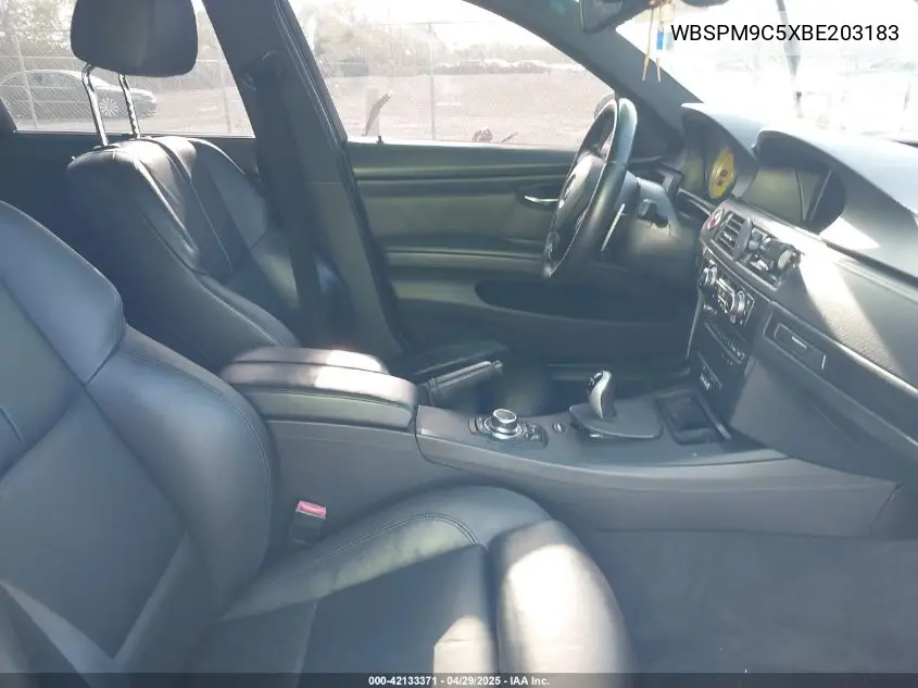 2011 BMW M3 VIN: WBSPM9C5XBE203183 Lot: 42133371