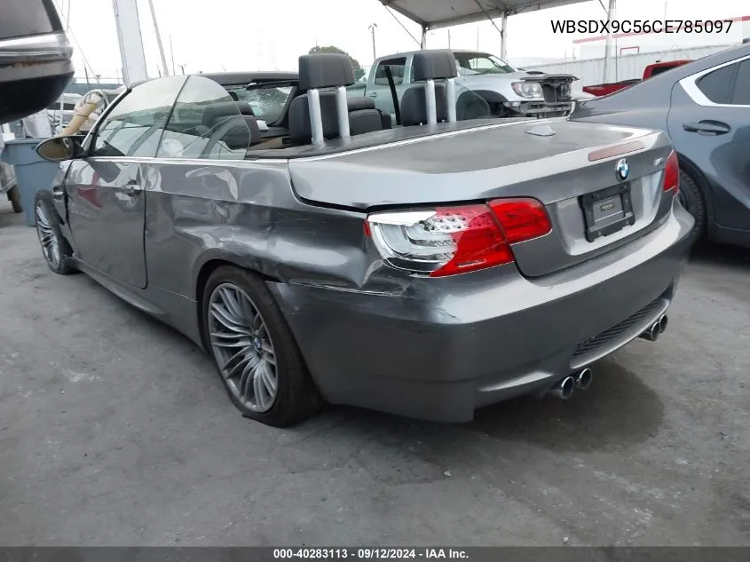 2012 BMW M3 VIN: WBSDX9C56CE785097 Lot: 40283113