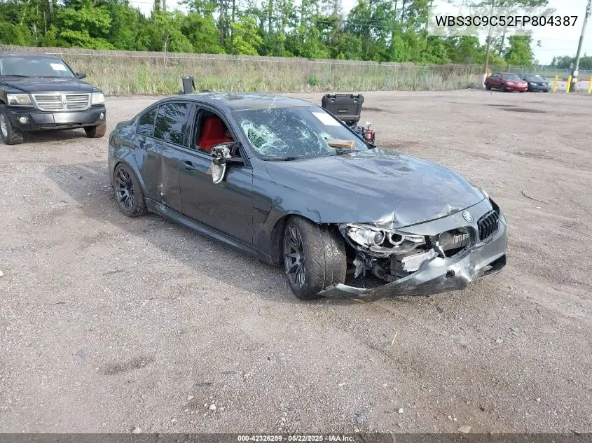2015 BMW M3 VIN: WBS3C9C52FP804387 Lot: 42326259