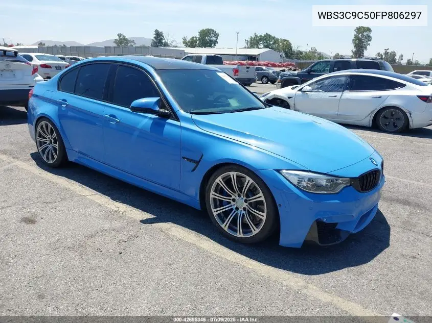 2015 BMW M3 VIN: WBS3C9C50FP806297 Lot: 42695346