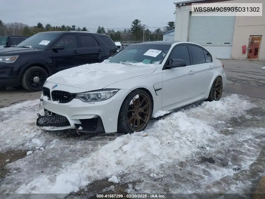 2016 BMW M3 VIN: WBS8M9C59G5D31302 Lot: 41587299