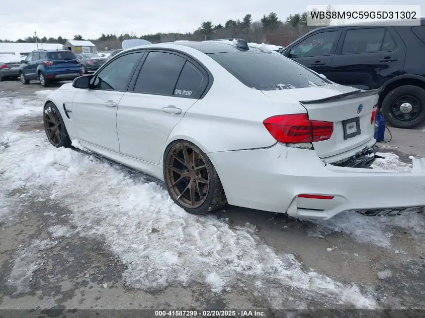 2016 BMW M3 VIN: WBS8M9C59G5D31302 Lot: 41587299