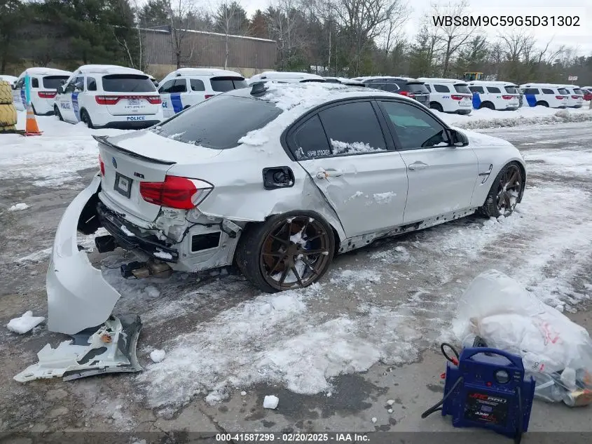 2016 BMW M3 VIN: WBS8M9C59G5D31302 Lot: 41587299