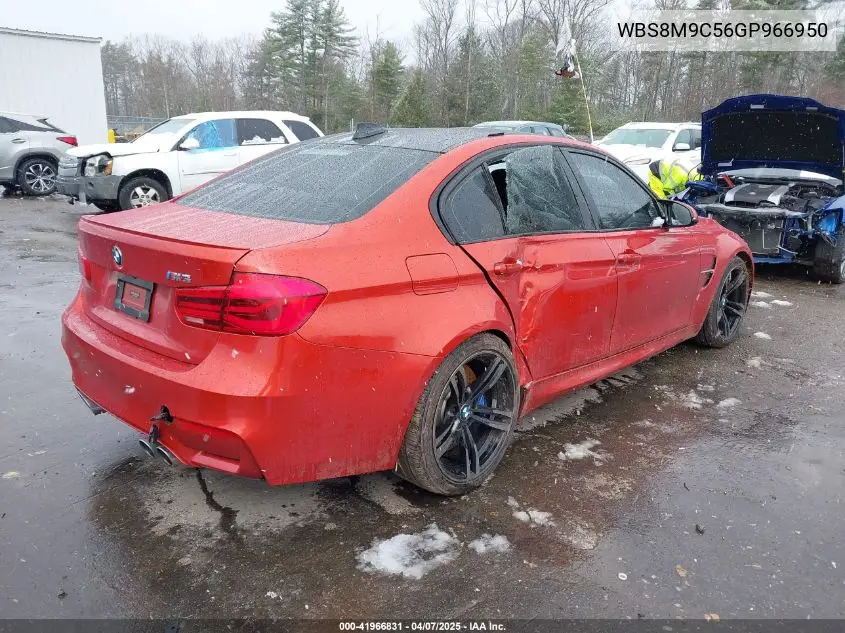 2016 BMW M3 VIN: WBS8M9C56GP966950 Lot: 41966831