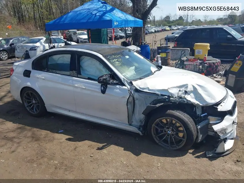 2016 BMW M3 VIN: WBS8M9C5XG5E68443 Lot: 42090215