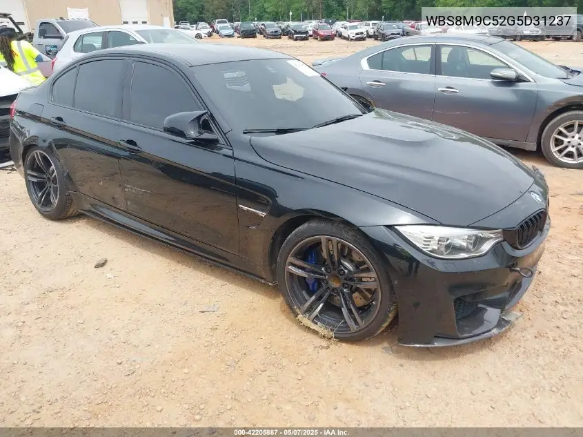 2016 BMW M3 VIN: WBS8M9C52G5D31237 Lot: 42205887