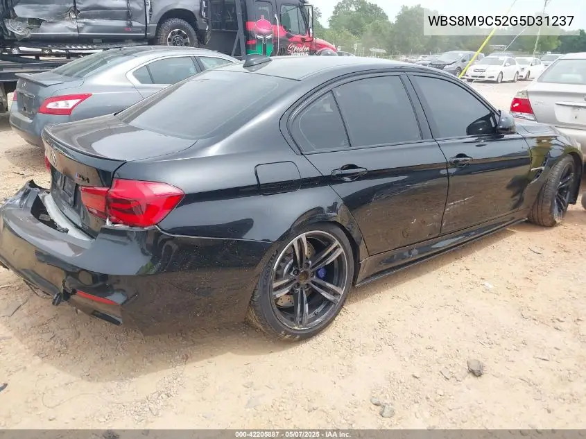 2016 BMW M3 VIN: WBS8M9C52G5D31237 Lot: 42205887