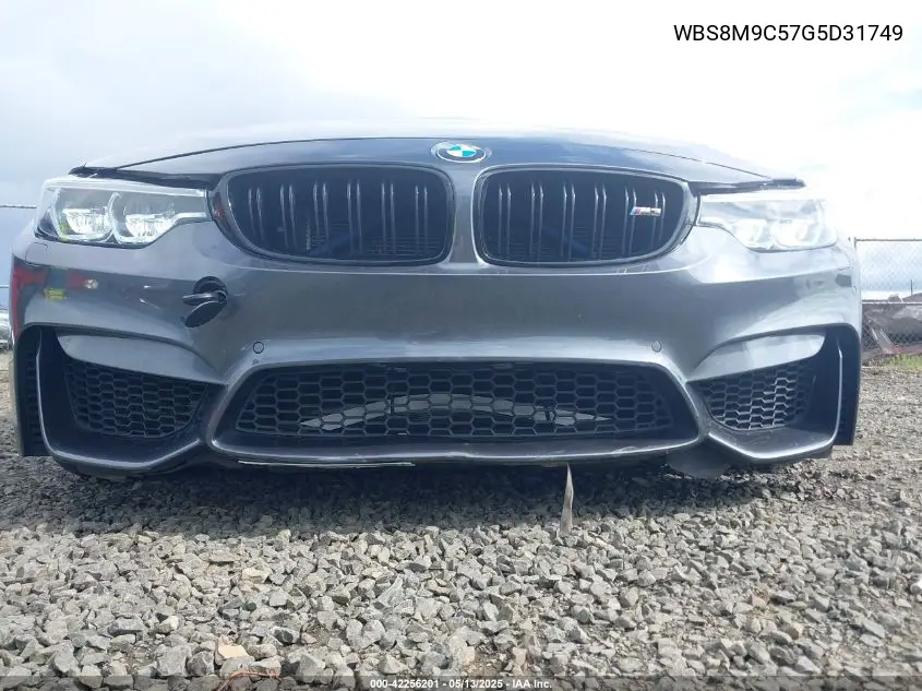 2016 BMW M3 VIN: WBS8M9C57G5D31749 Lot: 42256201