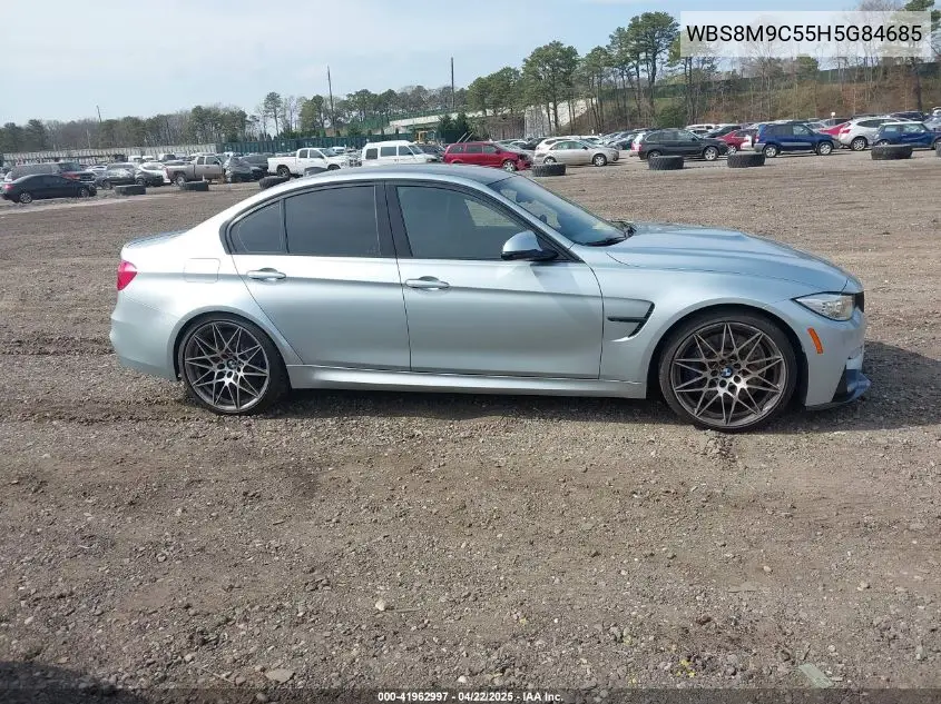 2017 BMW M3 VIN: WBS8M9C55H5G84685 Lot: 41962997